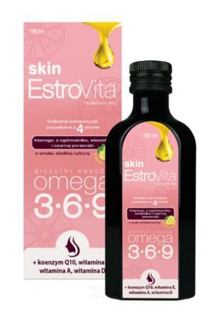 EstroVita Skin Omega 3-6-9 Sweet Lemon, 150 ml