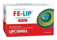 FE-LIP Liposomalne żelazo 20 mg, 30 saszetek (data ważności: 30.06.2023)