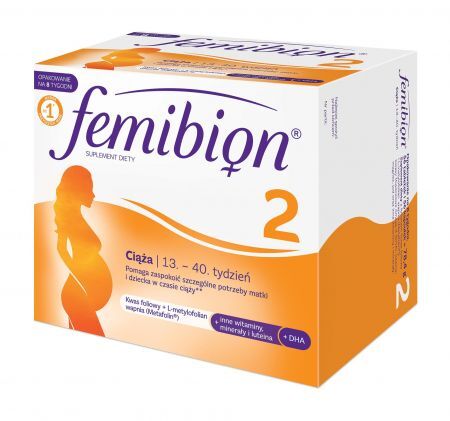 Femibion 2 Ciąża 13-40 tydzień, 56 tabletek + 56 kapsułek