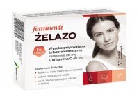 Feminovit Żelazo, 30 tabletek