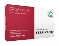 FERRI-Check Test z krwi do wykrywania niedoboru żelaza, 1 sztuka