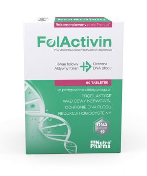 Folactivin 0,4 mg, 90 tabletek