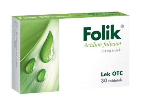 Folik 0,4 mg, 30 tabletek