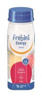 Frebini Energy Drink smak truskawkowy, 4 x 200 ml (data ważności 30.09.2022r.)