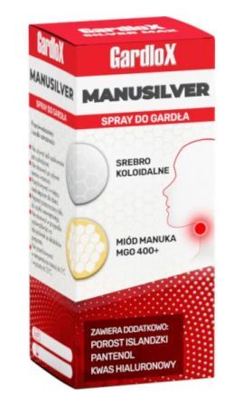 GardloX Manusilver spray do gardła, 30 ml
