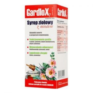 Gardlox Syrop ziołowy z miodem, 120 ml