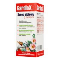 Gardlox Syrop ziołowy z miodem, 120 ml (data ważności: 30.09.2023)