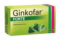 Ginkofar Forte 80 mg wyciąg z liści miłorzębu japońskiego, 60 tabletek