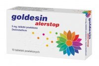 Goldesin Alerstop 5 mg Tabletki na alergię, 10 tabletek (data ważności 31.12.2022r)