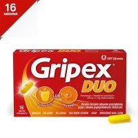 Gripex Duo, 16 tabletek