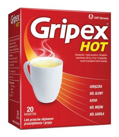 Gripex Hot, 20 saszetek