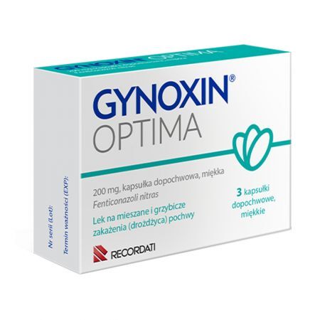 GYNOXIN Optima, 3 kapsułki dopochwowe