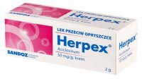 HERPEX 5% krem, 2 g