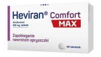 Heviran Comfort MAX 400 mg, 60 tabletek