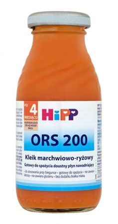 HIPP ORS 200 Kleik marchwiowo - ryżowy od 4 miesiąca, 200 ml (data ważności: 29.02.2024)