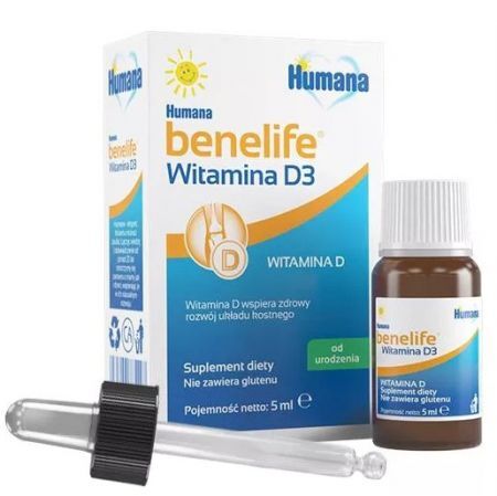 Humana Benelife Witamina D3, 5 ml