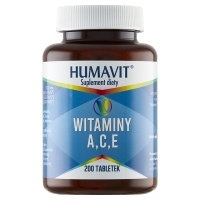 HUMAVIT V Witaminy A, C, E, 200 tabletek