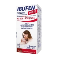 Ibufen Forte Dla dzieci zawiesina o smaku truskawkowym, 100 ml