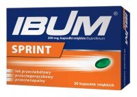 IBUM 200 mg lek przeciwbólowy, 30 kapsułek