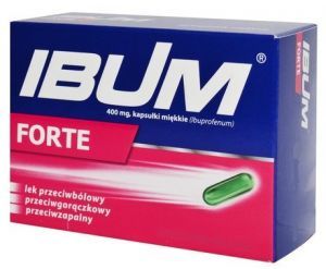 IBUM Forte 400 mg lek przeciwbólowy, 24 kapsułki