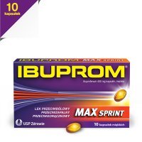 IBUPROM Max Sprint, 10 kapsułek