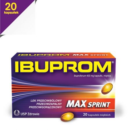 IBUPROM Max Sprint, 20 kapsułek
