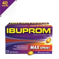 IBUPROM Max Sprint, 40 kapsułek
