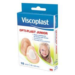 Viscoplast Optiplast Junior plastry okulistyczne dla  dzieci 62 x 50 mm, 10 szt.