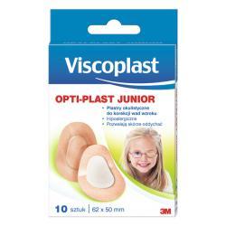 Viscoplast Optiplast Junior plastry okulistyczne dla  dzieci 62 x 50 mm, 10 szt.