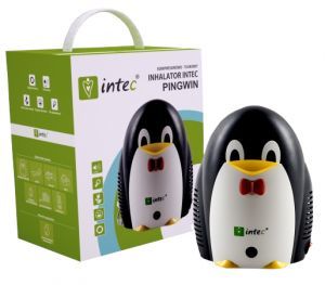 Inhalator Intec Pingwin CN02-WF2 do inhalacji dla dzieci, 1 sztuka