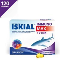 Iskial Immuno Max + Cynk, 120 kapsułek