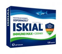 Iskial Immuno Max + Czosnek, 120 kapsułek