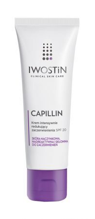 Iwostin Capillin Krem intensywnie redukujący zaczerwienienia SPF 20, 40 ml