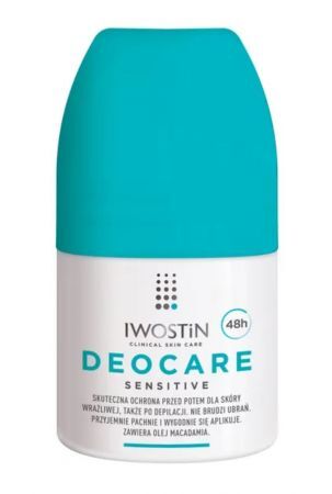 Iwostin Deocare Sensitive Antyperspirant roll-on 48h, 50 ml