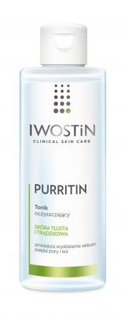Iwostin Purritin Tonik oczyszczający do skóry tłustej i trądzikowej, 215 ml