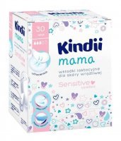 Kindii Mama Sensitive Comfort Wkładki laktacyjne dla skóry wrażliwej, 30 sztuk