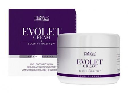 L'Biotica Evolet Cream do twarzy i ciała na blizny i rozstępy, 150 ml