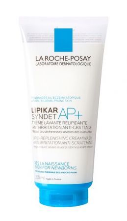 La Roche-Posay Lipikar Syndet AP+ Krem myjący uzupełniający poziom lipidów, 200 ml
