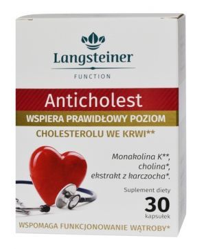 Langsteiner Anticholest, 30 kapsułek