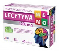 Lecytyna 1200 mg, 60 kapsułek /Avec Pharma/