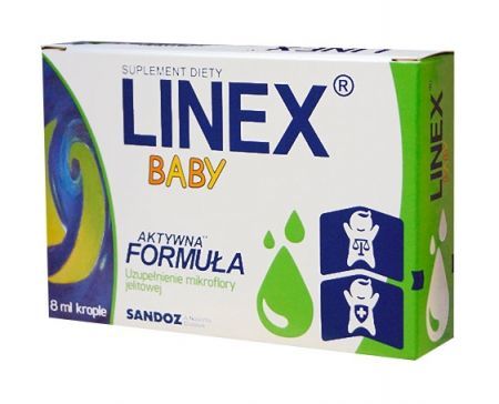 Linex Baby krople, 8 ml