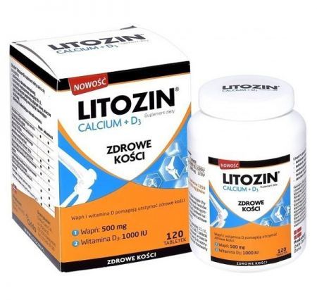 Litozin Calcium+D3, 120 tabletek