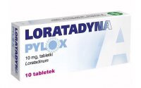 Loratadyna Pylox 10 mg Tabletki na alergię, 10 tabletek