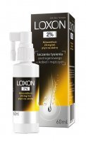 LOXON 2% leczenie łysienia androgenowego u kobiet i mężczyzn, 60 ml