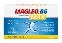 Magleq B6 Max, 45 tabletek (data ważności: 31.10.2023)
