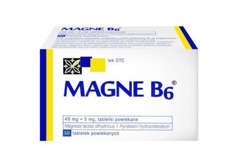 MAGNE B6, 50 tabletek