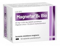 Magnefar B6 Bio, 50 tabletek