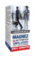 Magnez dla aktywnych + witaminy B6, B2, B1, 35 tabletek