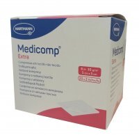 Medicomp Extra Kompresy jałowe z włókniny 5 x 5 cm, 25 x 2 sztuk