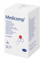 Medicomp Kompresy niejałowe z włókniny 7,5 x 7,5 cm, 100 sztuk